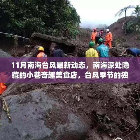 南海台风最新动态与美食探索之旅，台风季节的南海深处奇趣美食店