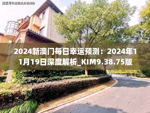 2024新澳门每日幸运预测：2024年11月19日深度解析_KIM9.38.75版