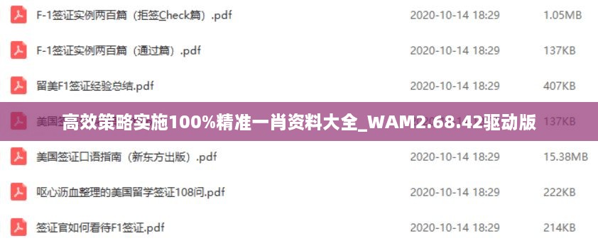 高效策略实施100%精准一肖资料大全_WAM2.68.42驱动版