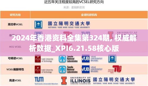 2024年香港资料全集第324期, 权威解析数据_XPI6.21.58核心版