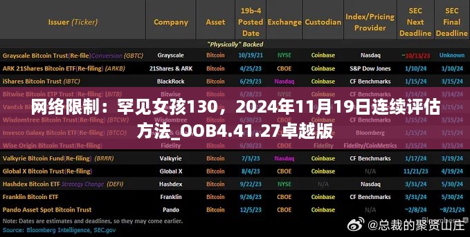 网络限制：罕见女孩130，2024年11月19日连续评估方法_OOB4.41.27卓越版