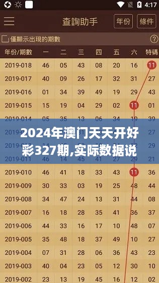 2024年澳门天天开好彩327期,实际数据说明_ABZ9.37.50交互版