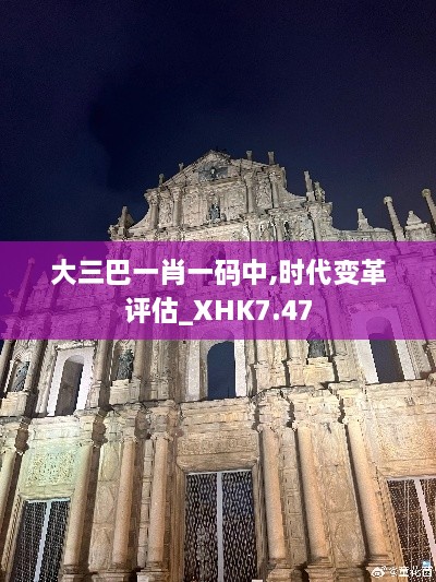 大三巴一肖一码中,时代变革评估_XHK7.47