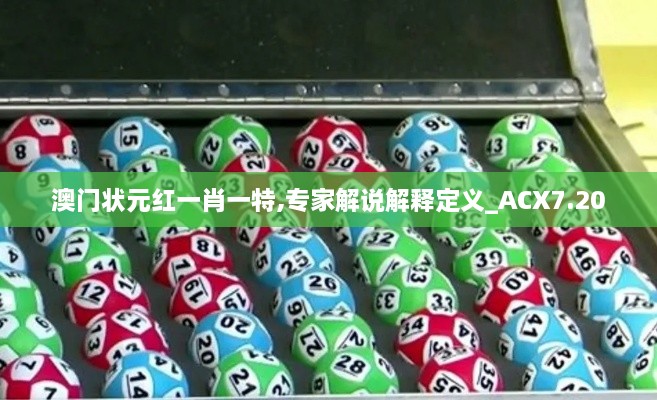 澳门状元红一肖一特,专家解说解释定义_ACX7.20