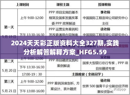 2024天天彩正版资料大全327期,实践分析解答解释方案_HFG5.59