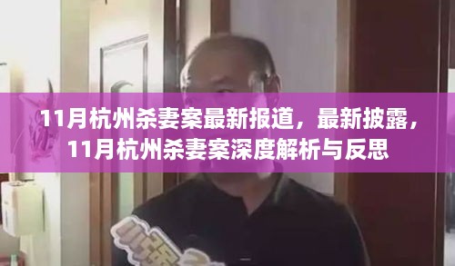 杭州杀妻案最新进展，深度解析与反思