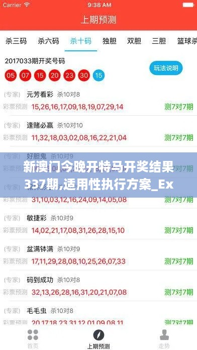 新澳门今晚开特马开奖结果337期,适用性执行方案_Executive99.838-4