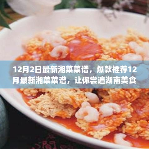 12月最新湘菜爆款推荐，带你领略湖南美食的魅力