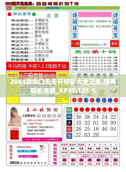 2004新澳门天天开好彩大全正版,经典解析说明_XP37.125-5
