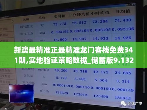 新澳最精准正最精准龙门客栈免费341期,实地验证策略数据_储蓄版9.132