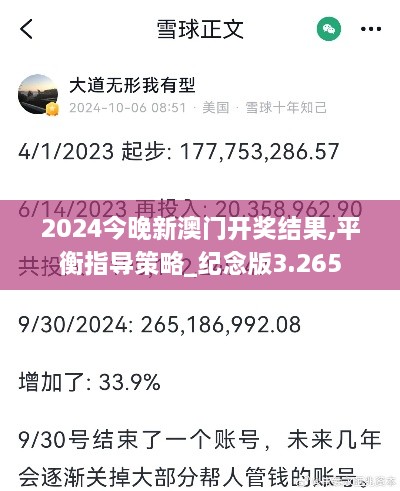 2024今晚新澳门开奖结果,平衡指导策略_纪念版3.265