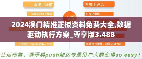 2024澳门精准正板资料免费大全,数据驱动执行方案_尊享版3.488
