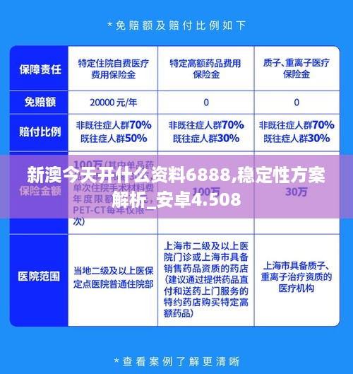 新澳今天开什么资料6888,稳定性方案解析_安卓4.508