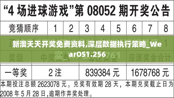 新澳天天开奖免费资料,深层数据执行策略_WearOS1.256