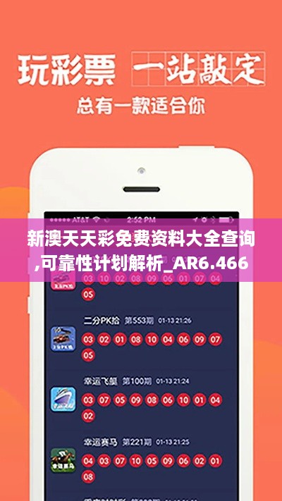 新澳天天彩免费资料大全查询,可靠性计划解析_AR6.466