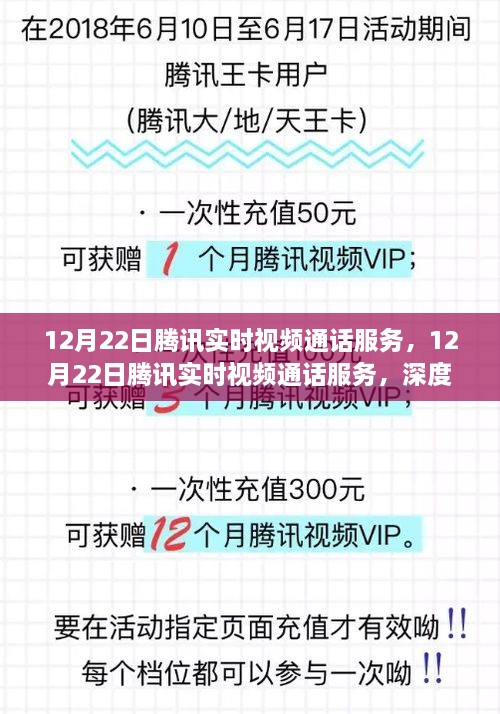 腾讯实时视频通话服务深度体验与前沿洞察分享日