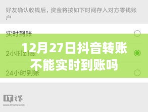 抖音转账到账时间解析，实时到账还是延迟处理？