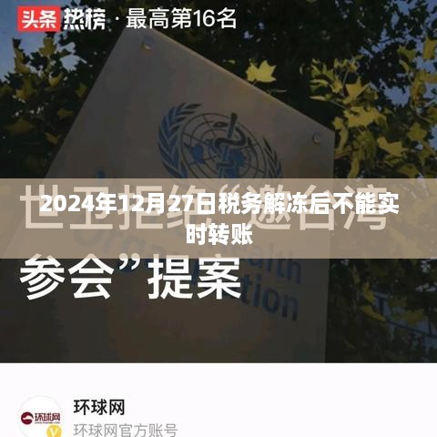 税务解冻后不能实时转账的原因解析