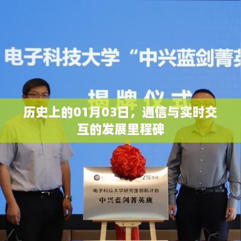 通信与实时交互发展的里程碑，历史上的1月3日