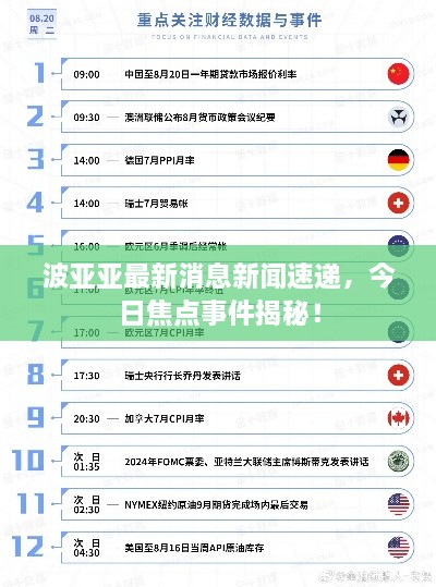 波亚亚最新消息新闻速递，今日焦点事件揭秘！