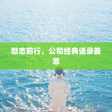 励志前行，公司经典语录荟萃