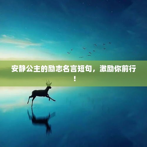 安静公主的励志名言短句，激励你前行！