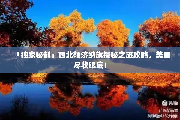 「独家秘制」西北额济纳旗探秘之旅攻略，美景尽收眼底！