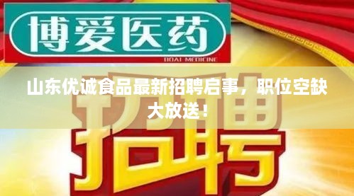山东优诚食品最新招聘启事，职位空缺大放送！