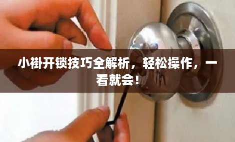 小褂开锁技巧全解析，轻松操作，一看就会！