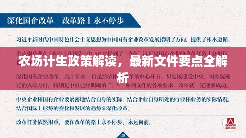 农场计生政策解读，最新文件要点全解析
