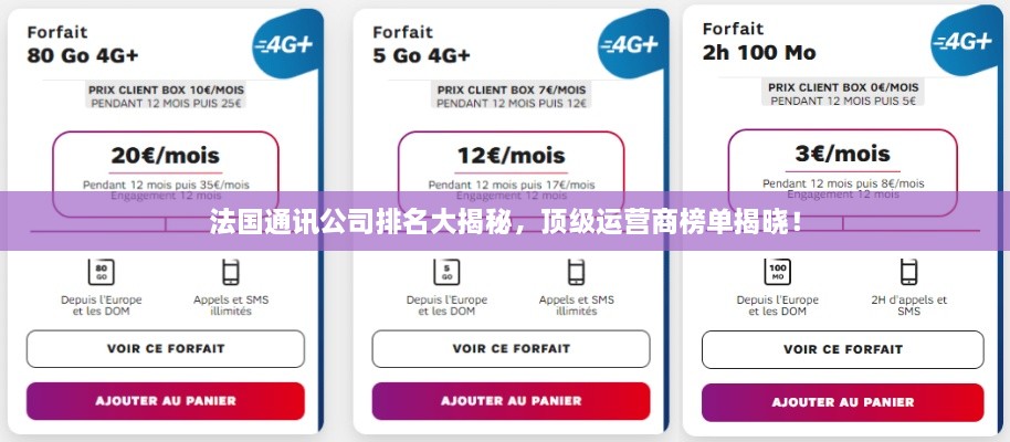法国通讯公司排名大揭秘，顶级运营商榜单揭晓！