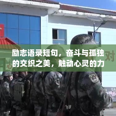 励志语录短句，奋斗与孤独的交织之美，触动心灵的力量！