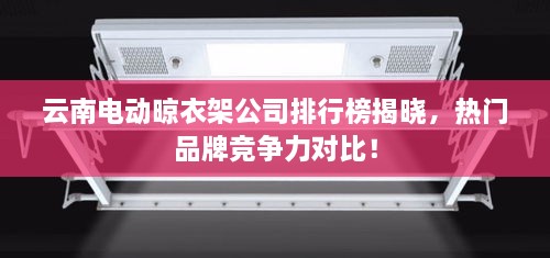 云南电动晾衣架公司排行榜揭晓，热门品牌竞争力对比！
