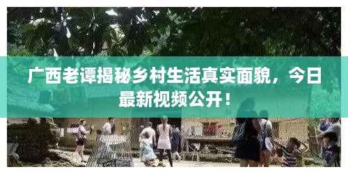 广西老谭揭秘乡村生活真实面貌，今日最新视频公开！
