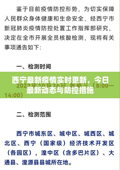 西宁最新疫情实时更新，今日最新动态与防控措施