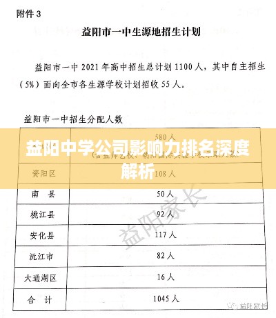 益阳中学公司影响力排名深度解析
