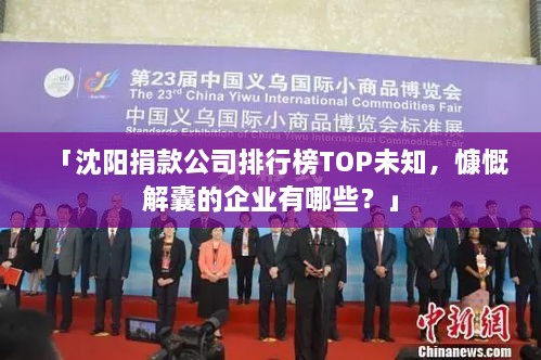 「沈阳捐款公司排行榜TOP未知，慷慨解囊的企业有哪些？」