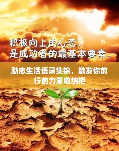 励志生活语录集锦，激发你前行的力量收纳柜