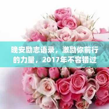 晚安励志语录，激励你前行的力量，2017年不容错过的励志名言