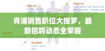 青浦销售职位大搜罗，最新招聘动态全掌握