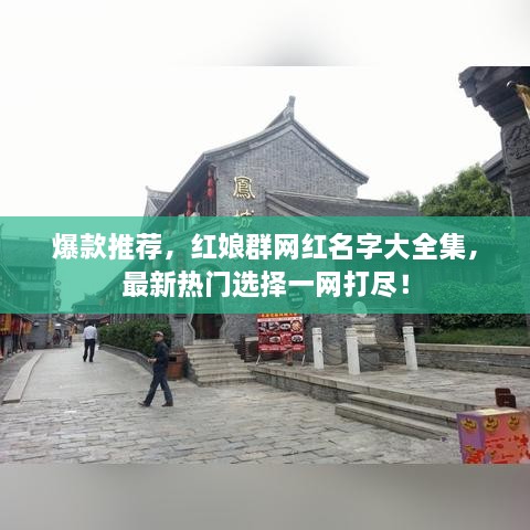 爆款推荐，红娘群网红名字大全集，最新热门选择一网打尽！