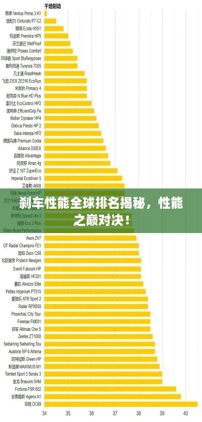 刹车性能全球排名揭秘，性能之巅对决！