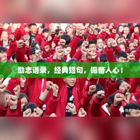 励志语录，经典短句，振奋人心！