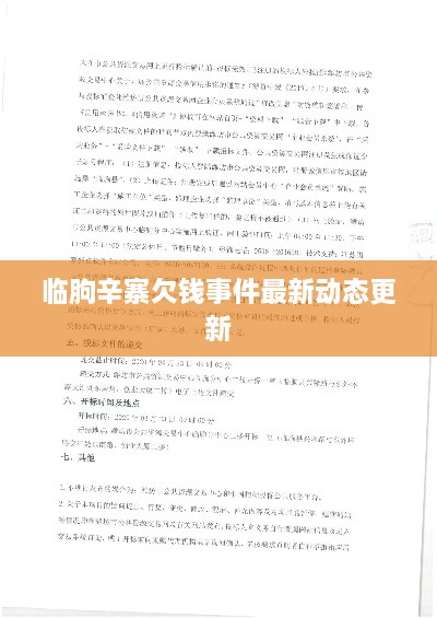 临朐辛寨欠钱事件最新动态更新