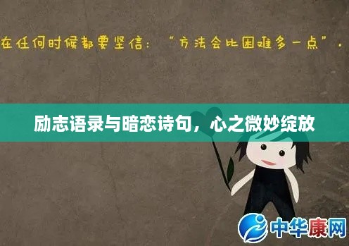 励志语录与暗恋诗句，心之微妙绽放