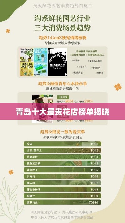 青岛十大最贵花店榜单揭晓