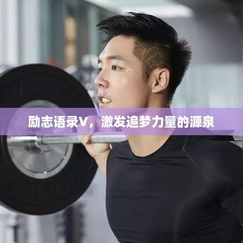 励志语录V，激发追梦力量的源泉